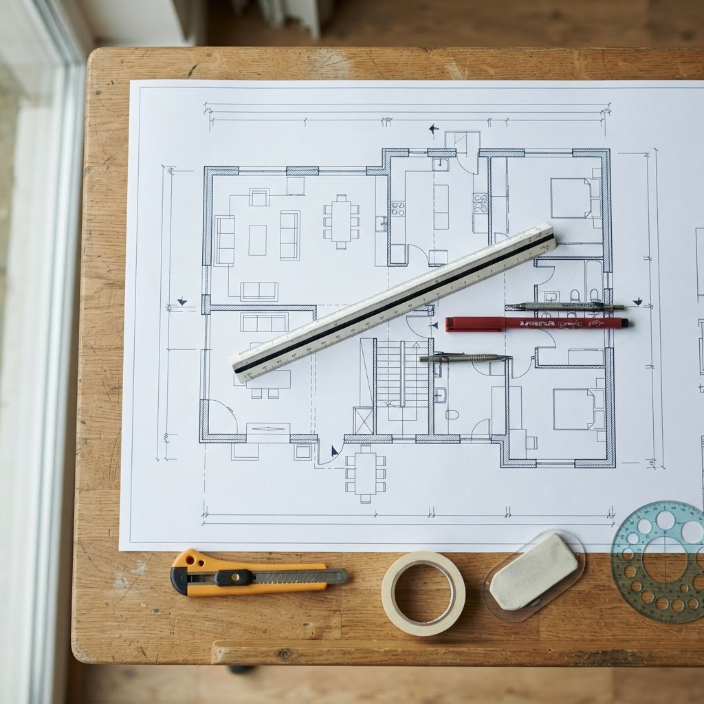Floor plan blueprint